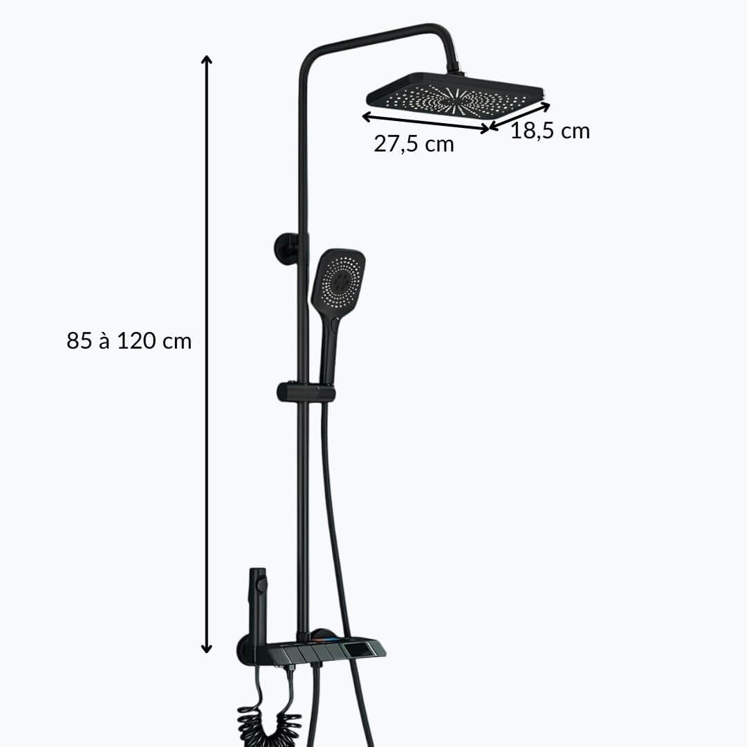 Robinet douche digital style piano