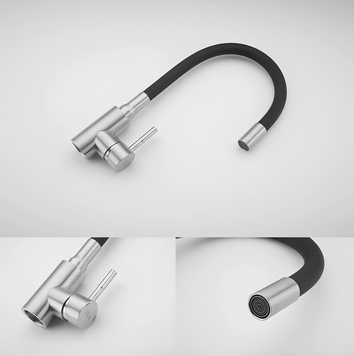 Robinet douchette flexible avec col coloré