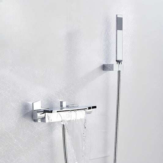 Robinet mitigeur baignoire mural – Cascade & douchette
