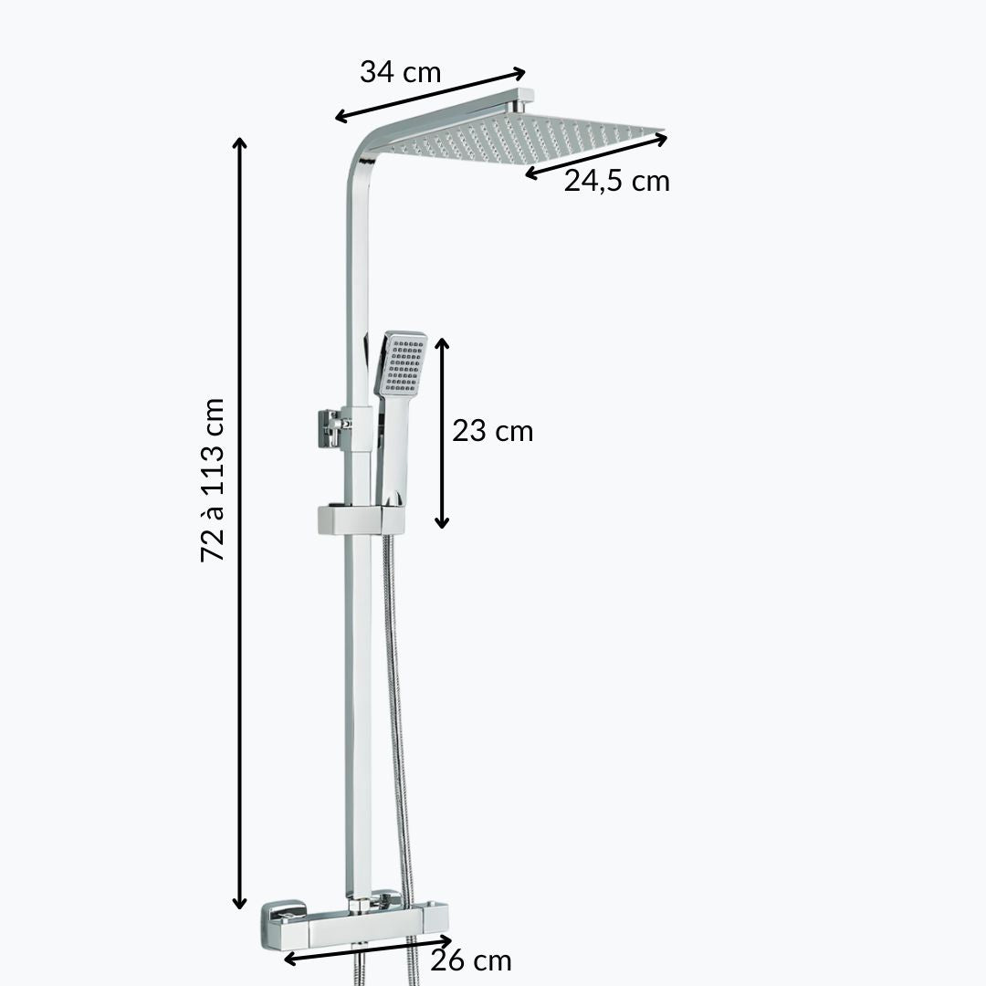 Robinet thermostatique ensemble de douche
