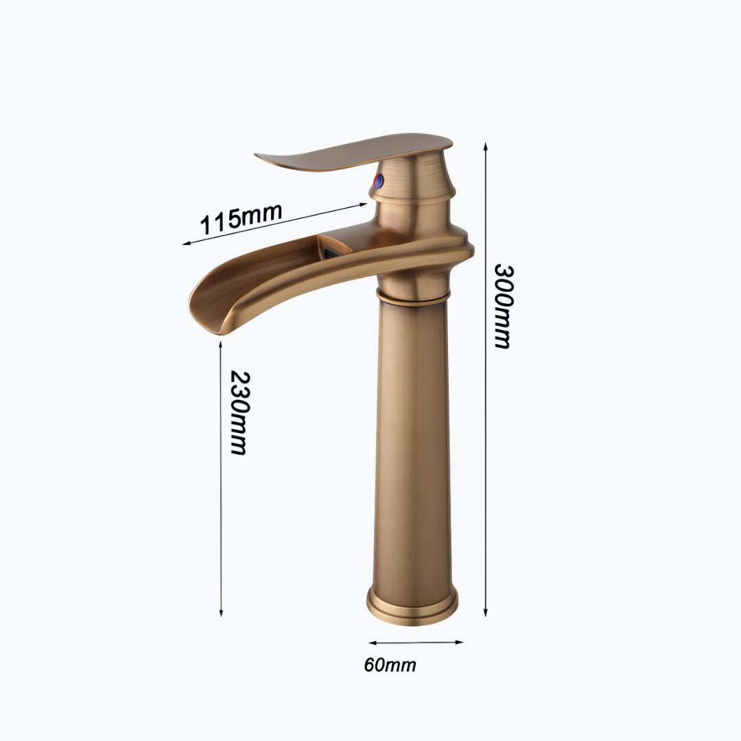 Robinet vasque cascade - Style antique