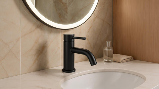 Robinet lavabo noir : comment créer un contraste moderne sans durcir la pièce ?