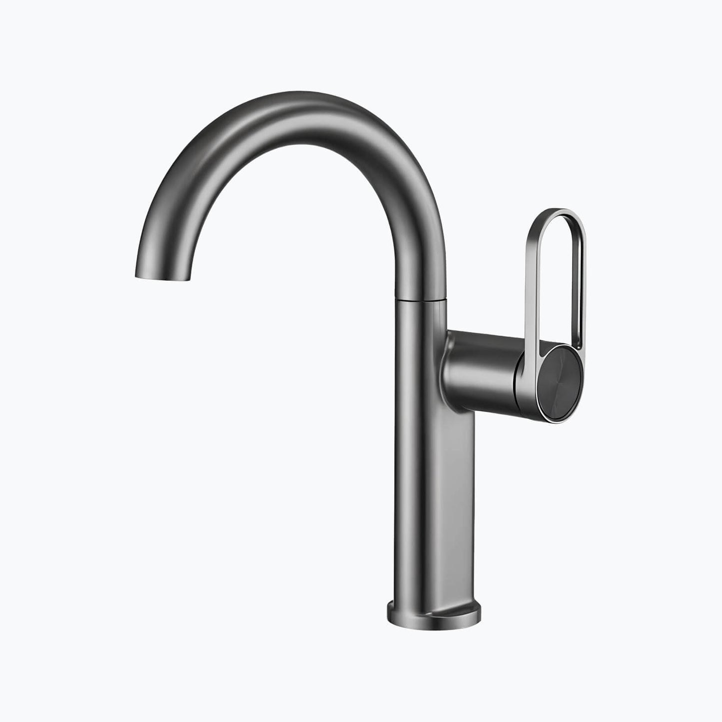 Robinet lavabo haut en laiton – mitigeur avec bec pivotant
