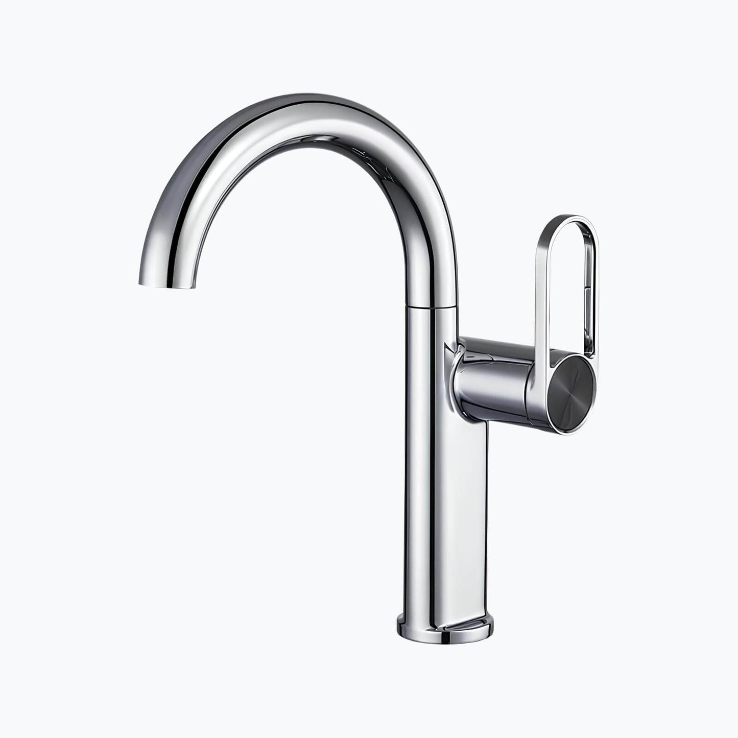 Robinet lavabo haut en laiton – mitigeur avec bec pivotant