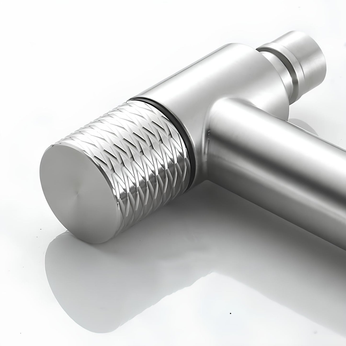 Robinet mural en acier inoxydable – eau froide uniquement, pour intérieur et extérieur