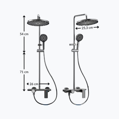 Colonne de douche multi-jet 3 Voies