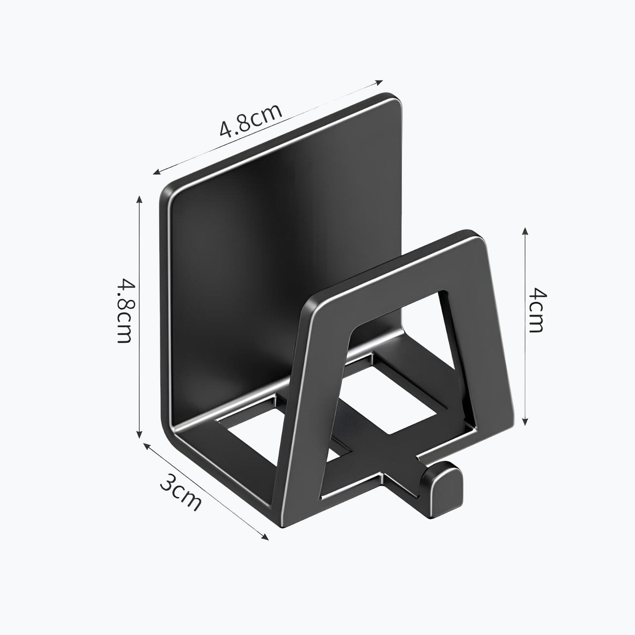 Porte-éponges mural inox - Compact et durable