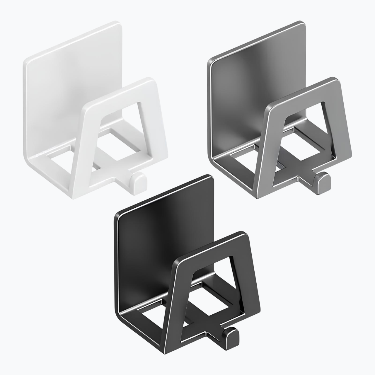 Porte-éponges mural inox - Compact et durable