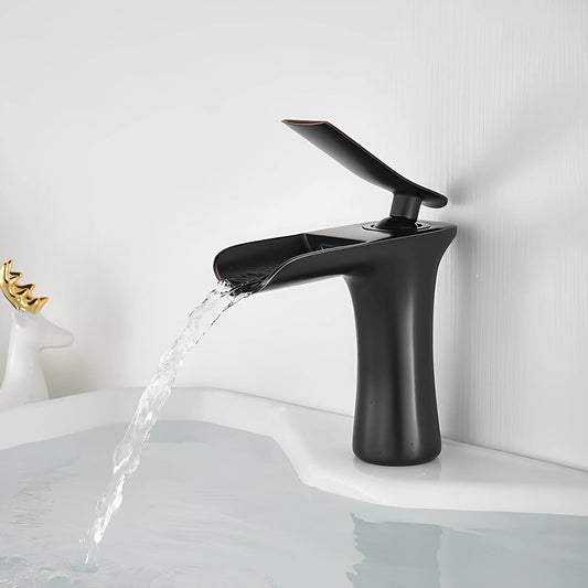 Robinet cascade de lavabo en laiton