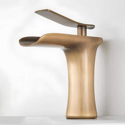 Robinet cascade de lavabo en laiton