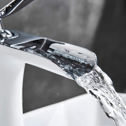 Robinet cascade de lavabo en laiton