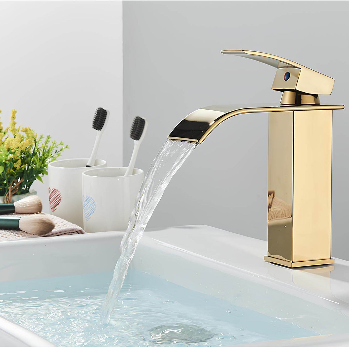 Robinet cascade lavabo - Style classique