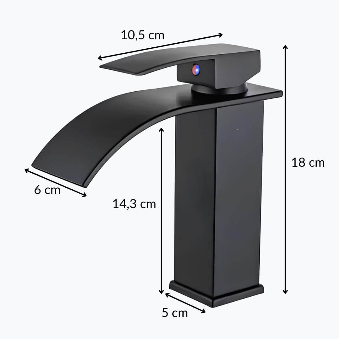 Robinet cascade en acier inoxydable