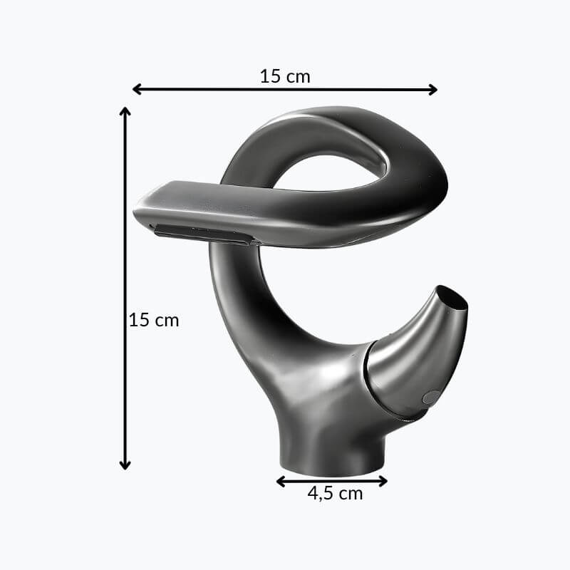 Robinet lavabo cascade – version compacte