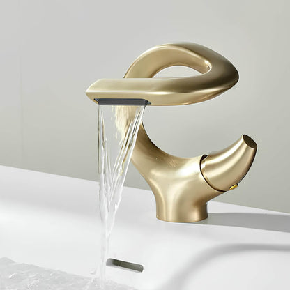 Robinet lavabo cascade – version compacte