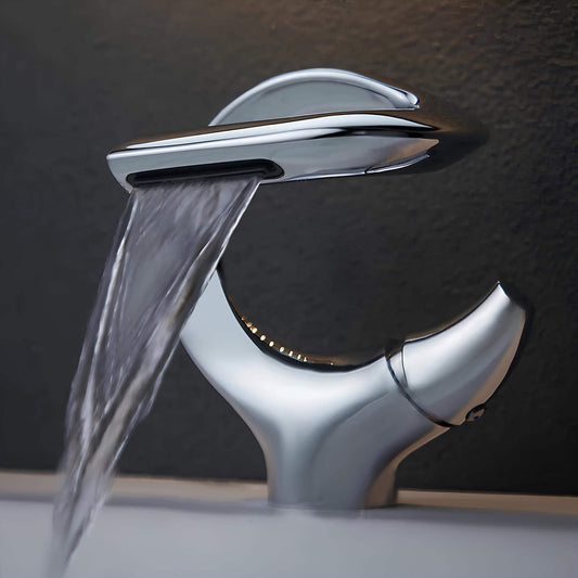 Robinet lavabo cascade – version compacte