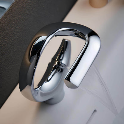 Robinet lavabo cascade – version compacte