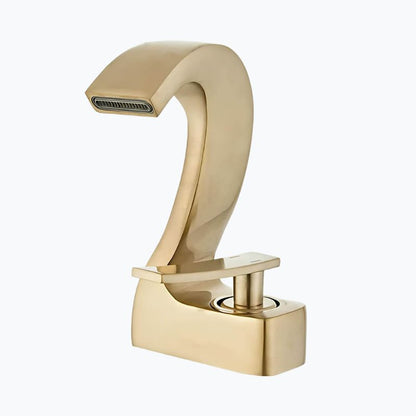 Robinet cascade moderne en laiton – mitigeur élégant pour lavabo