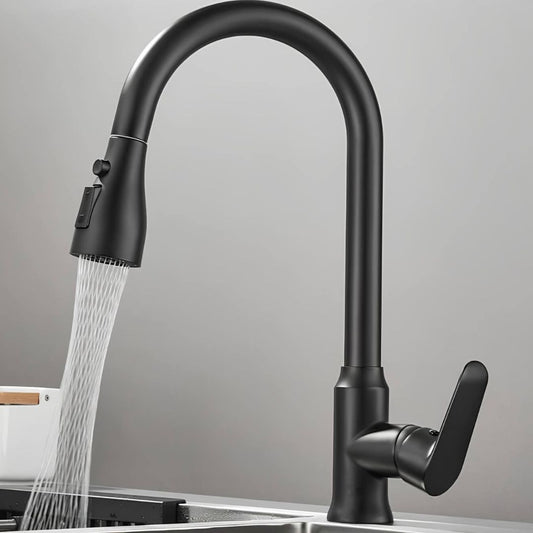 Robinet douchette cuisine bec rétractable
