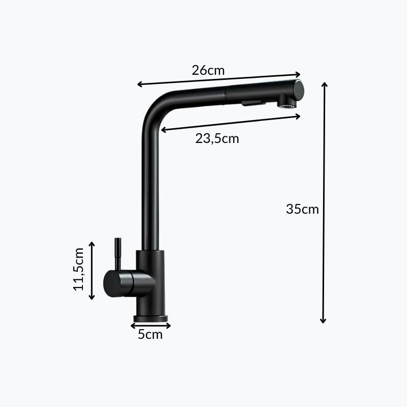 Robinet douchette - Design et pratique
