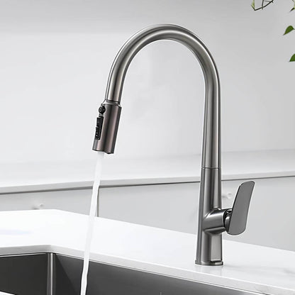 Robinet cuisine en laiton – mitigeur avec douchette extractible