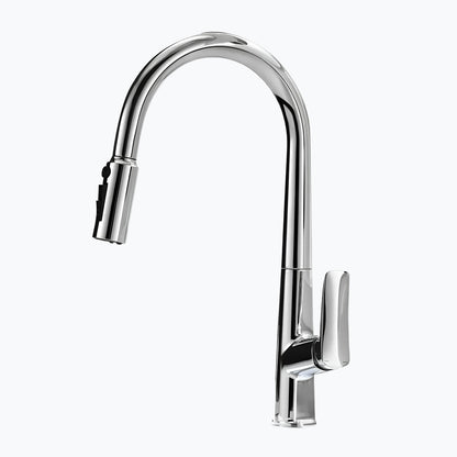Robinet cuisine en laiton – mitigeur avec douchette extractible