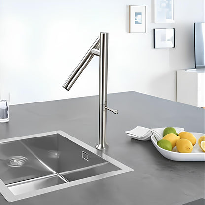 Robinet cuisine inox 304 – mitigeur à bec rotatif 360°