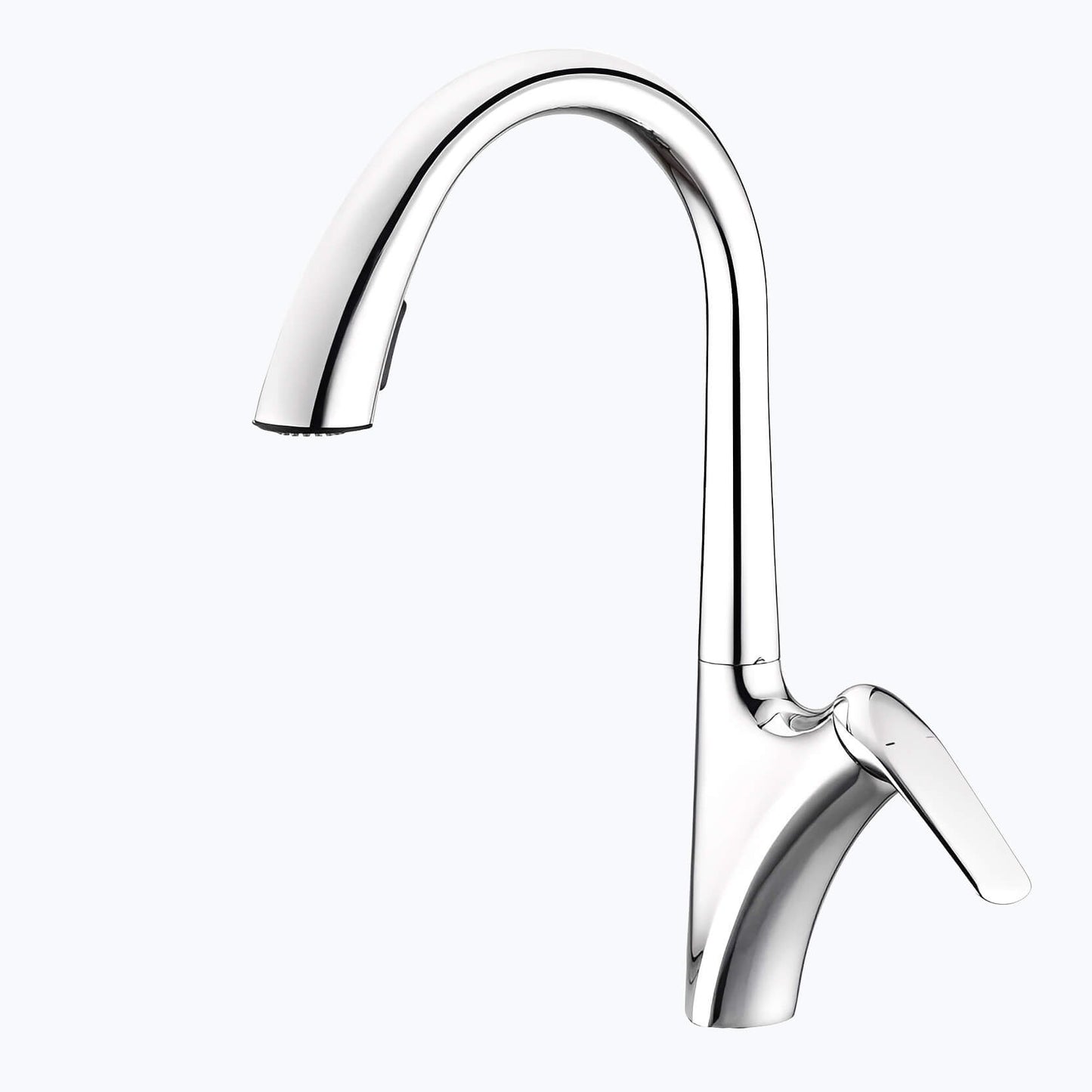 Robinet de cuisine douchette à bec extractible deux jets