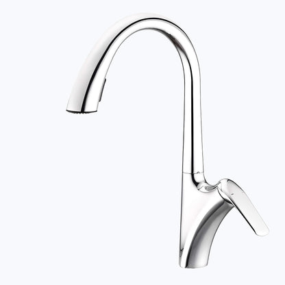 Robinet de cuisine douchette à bec extractible deux jets