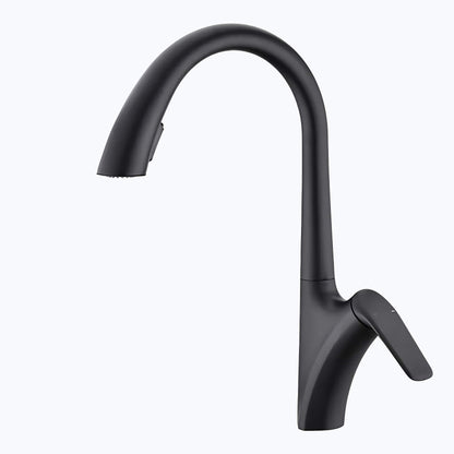 Robinet de cuisine douchette à bec extractible deux jets