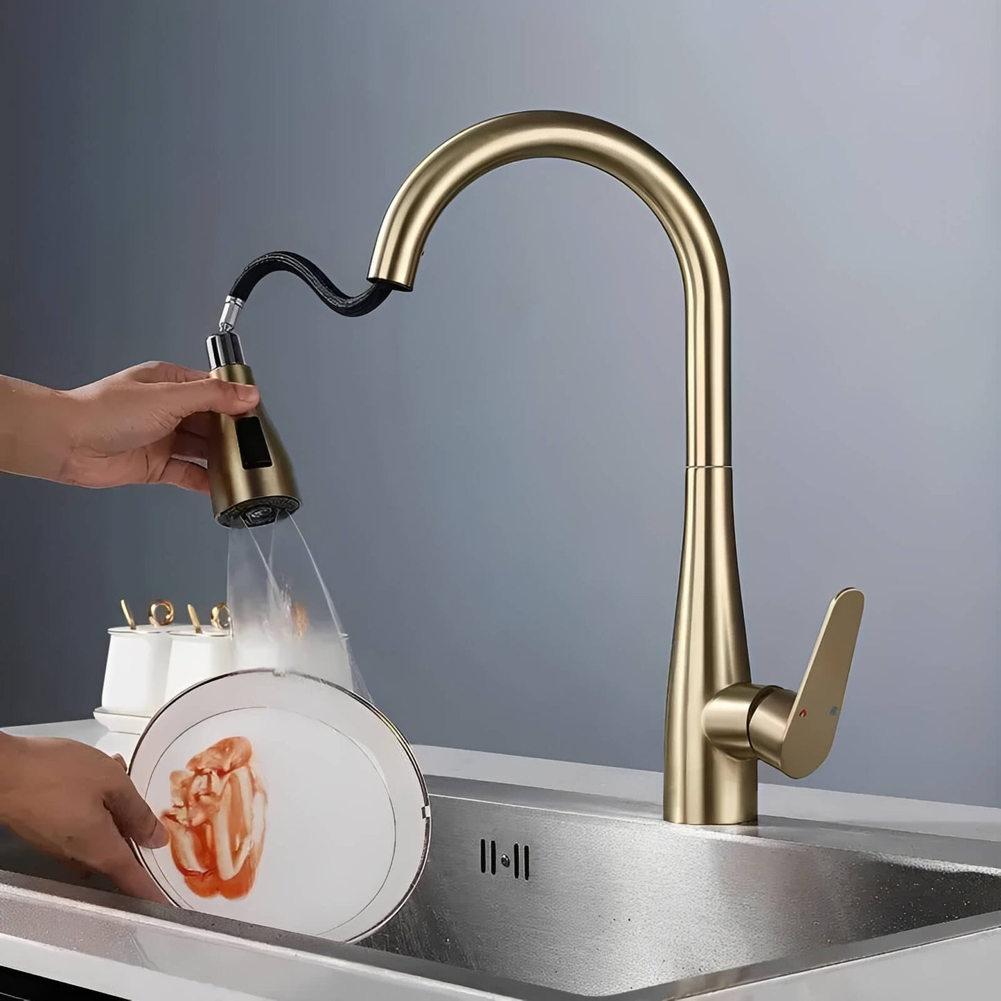 Robinet de cuisine - Douchette extractible 360°