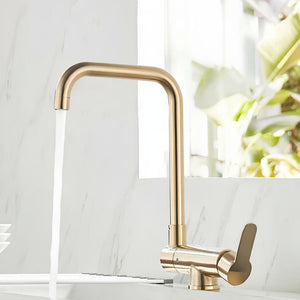 Robinet de cuisine rabattable – Bec escamotable avec rotation 360°