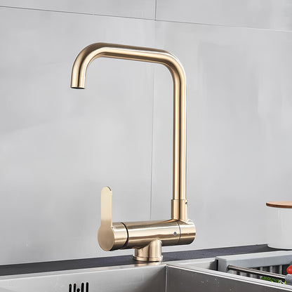 Robinet de cuisine rabattable – Bec escamotable avec rotation 360°