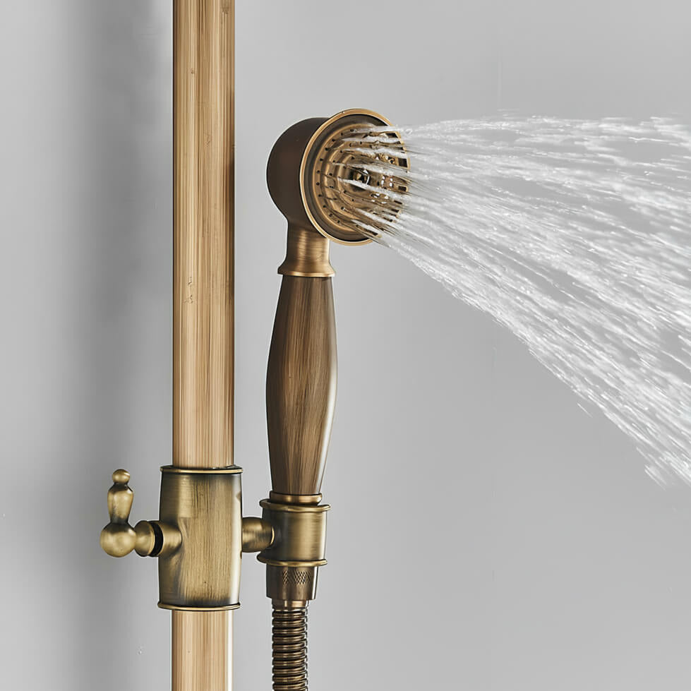 Robinet de douche style antique