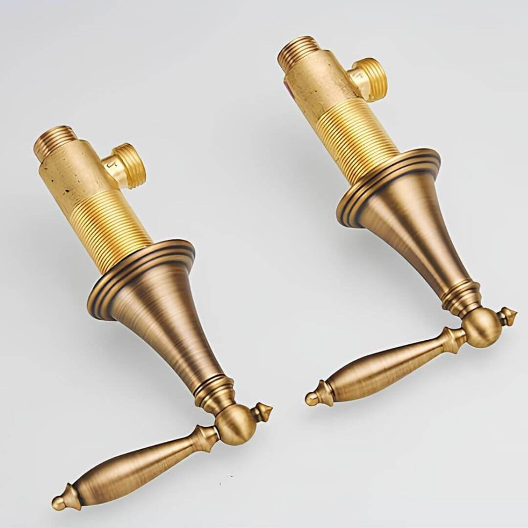 Robinet de lavabo classique 3 trous – bronze antique