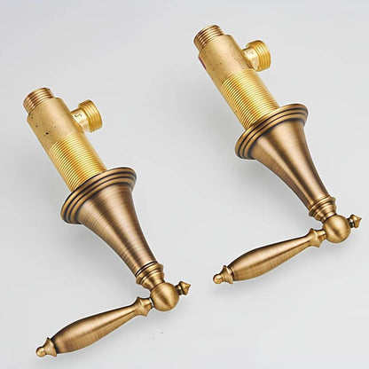Robinet de lavabo classique 3 trous – bronze antique