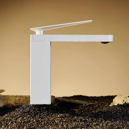 Robinet de lavabo en laiton – mitigeur compact au design épuré