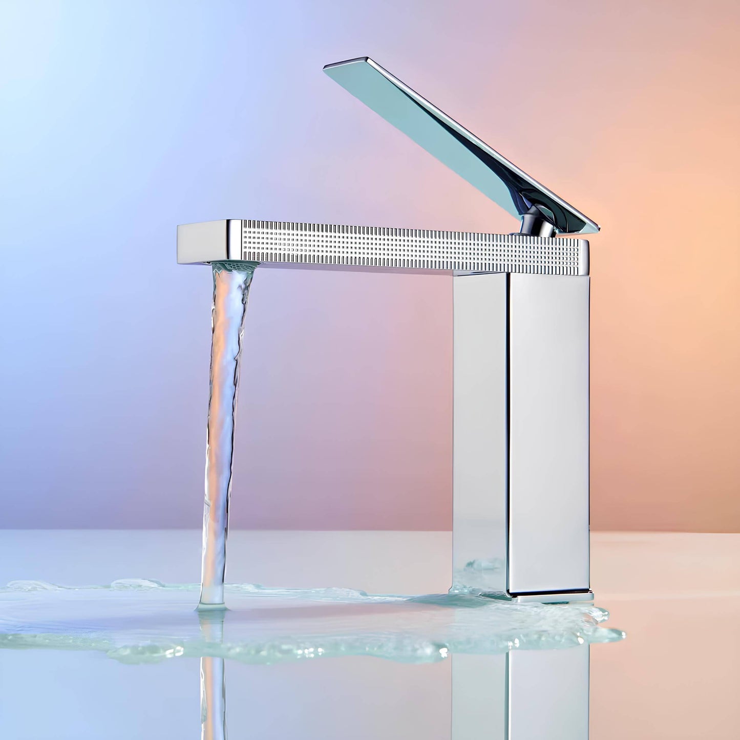 Robinet de lavabo en laiton – mitigeur compact au design épuré
