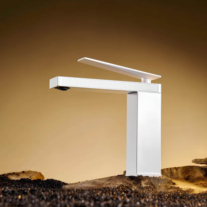 Robinet de lavabo en laiton – mitigeur compact au design épuré