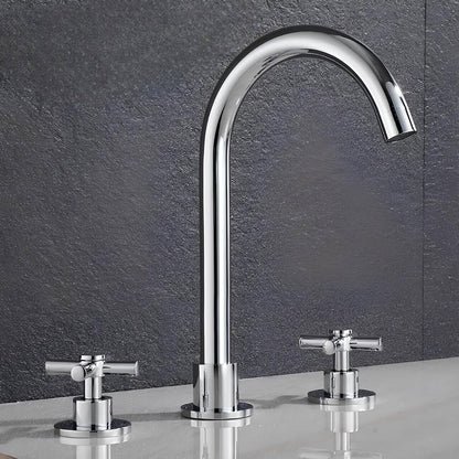 Robinet lavabo 3 trous  – Style moderne