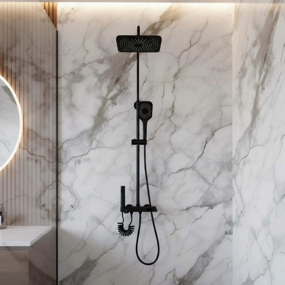 Robinet douche digital style piano