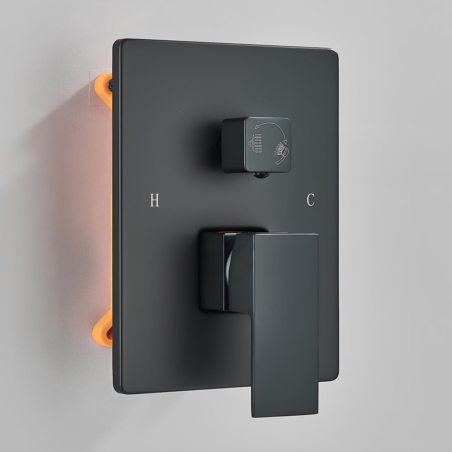 Robinet douche encastré avec cascade