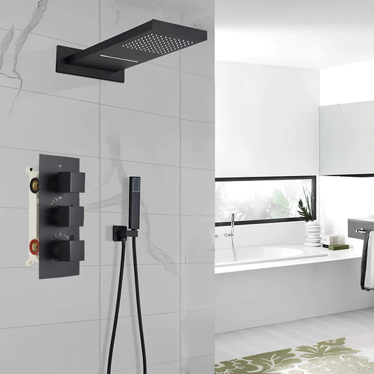 Robinet douche encastré cascade
