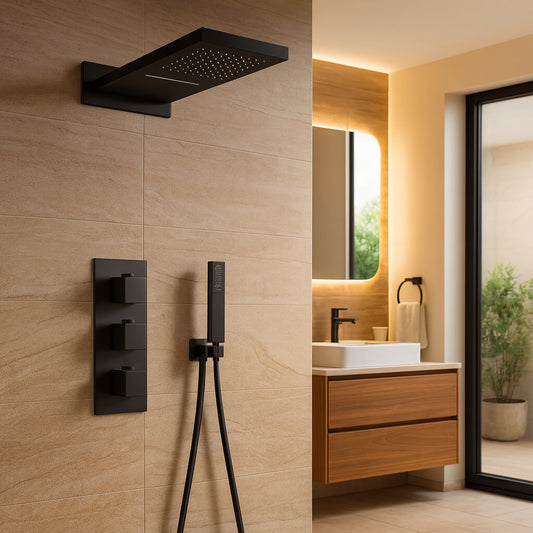 Robinet douche encastré cascade