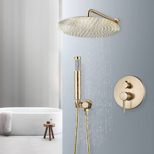 Robinet douche encastré rond