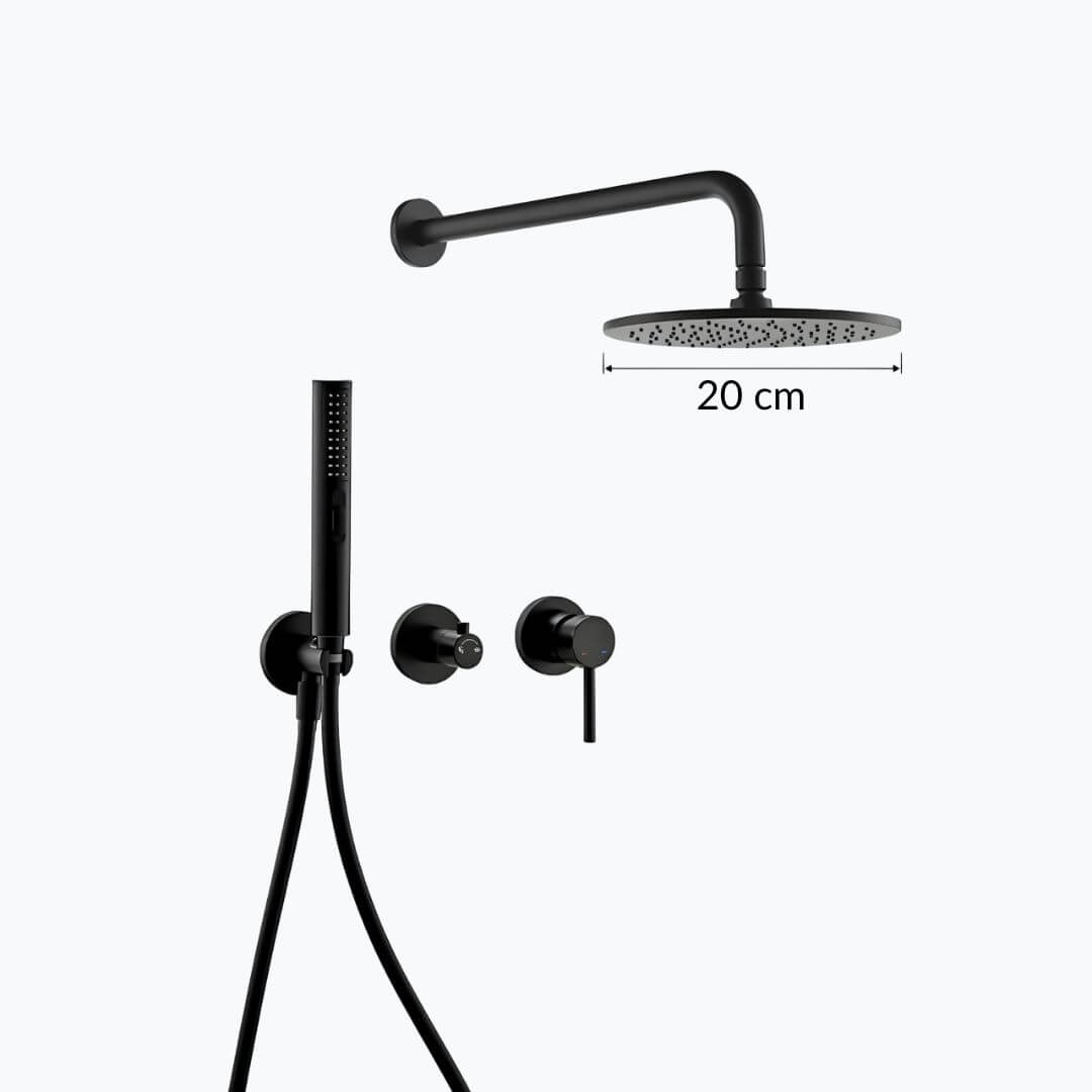Robinet douche mural haute pression