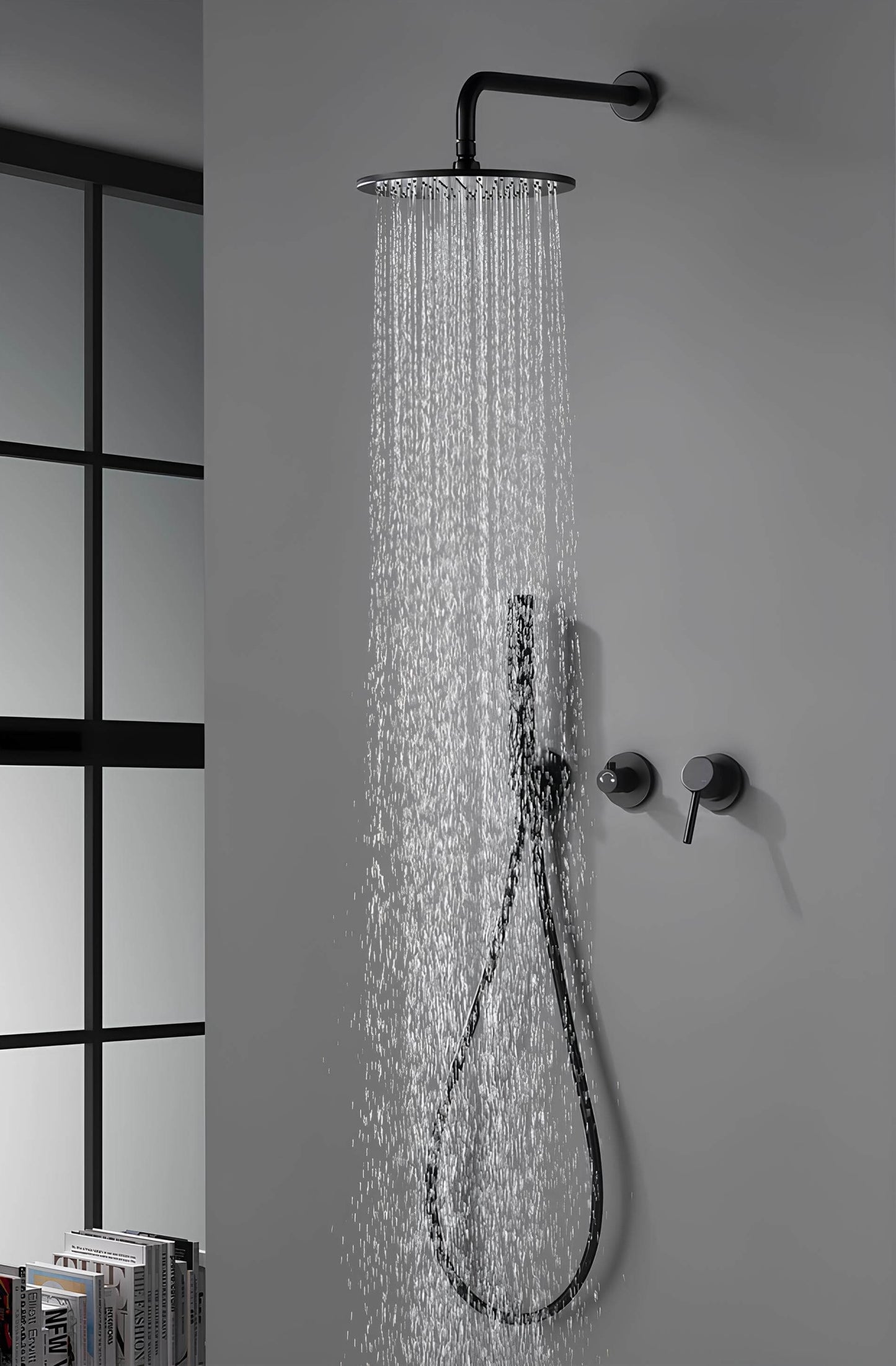 Robinet douche mural haute pression