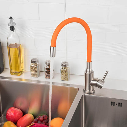 Robinet douchette flexible avec col coloré