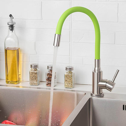 Robinet douchette flexible avec col coloré