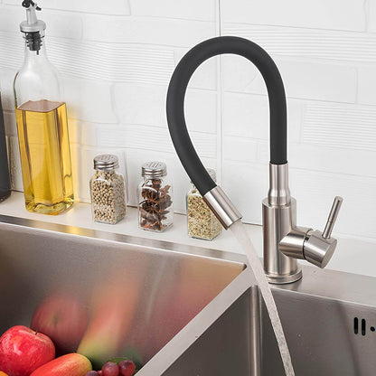 Robinet douchette flexible avec col coloré